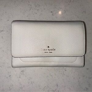 Kate Spade Harlow Wallet - White Dove